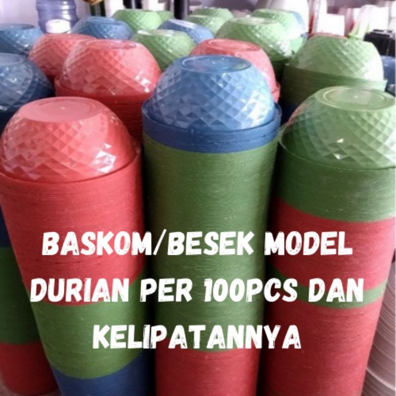 Baskom Plastik Model Durian 100 Pcs – Grosir Untuk Acara Hajatan, Walimahan, Pesta
