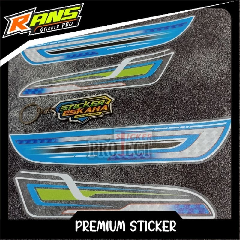 Striping C70 Stiker Transparan C70 Racing Airbrush MIQ 0488