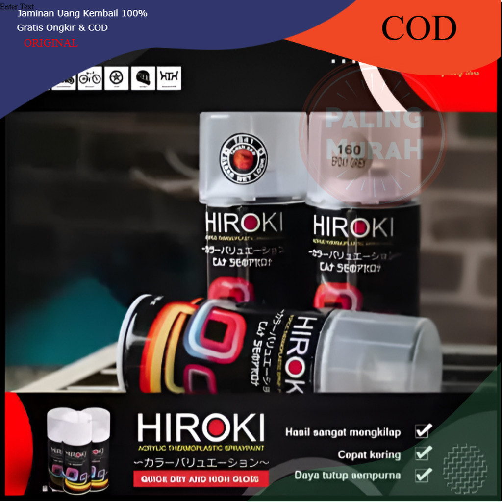 Cat Semprot HIROKI Hiroki Cat Semprot 150cc Hiroki Pilox Terlaris dan Termurah
