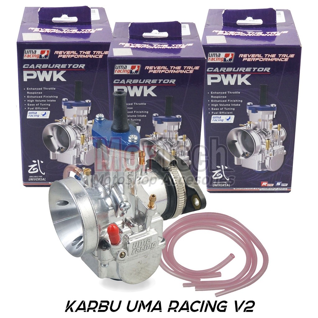 Uma Racing Karburator Motor 4tak Karbu PWK Kotak 24 - 28 - 30 - 32 -34 Original UMA RACING V2 Ninja 