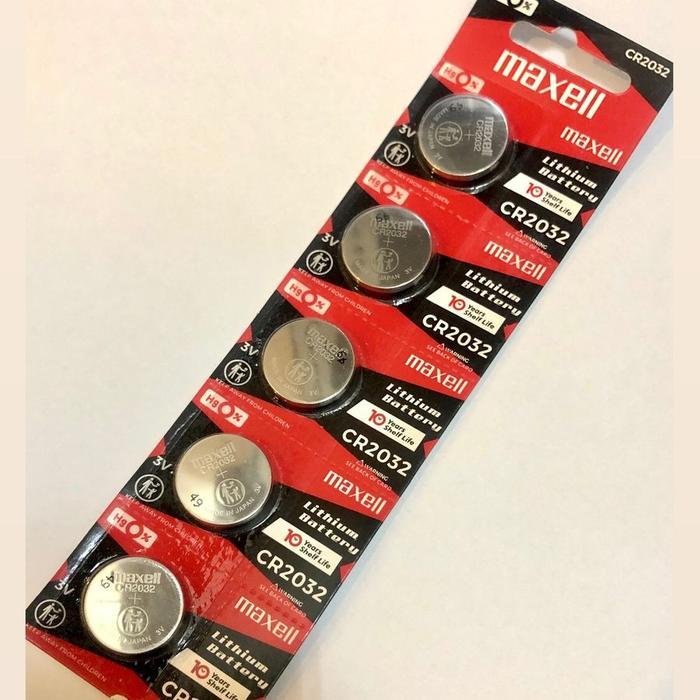 Baterai cmos CR2032 Baterai Timbangan cr 2032 maxell cr2032 100% ORIGINAL  Jam