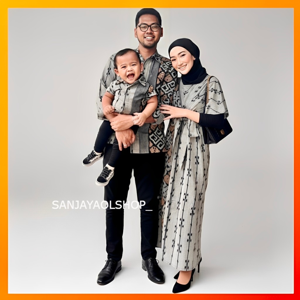 SET COUPLE KONDANGAN RAISA SERIES - BATIK TENUN WANITA - TENUN COUPLE - DRESS TENUN WANITA