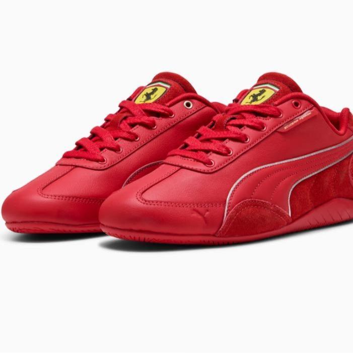 Sepatu Kasual Unisex Puma Ferrari Speedcat Warna Rosso Corsa-PUMA Black - 308905 02