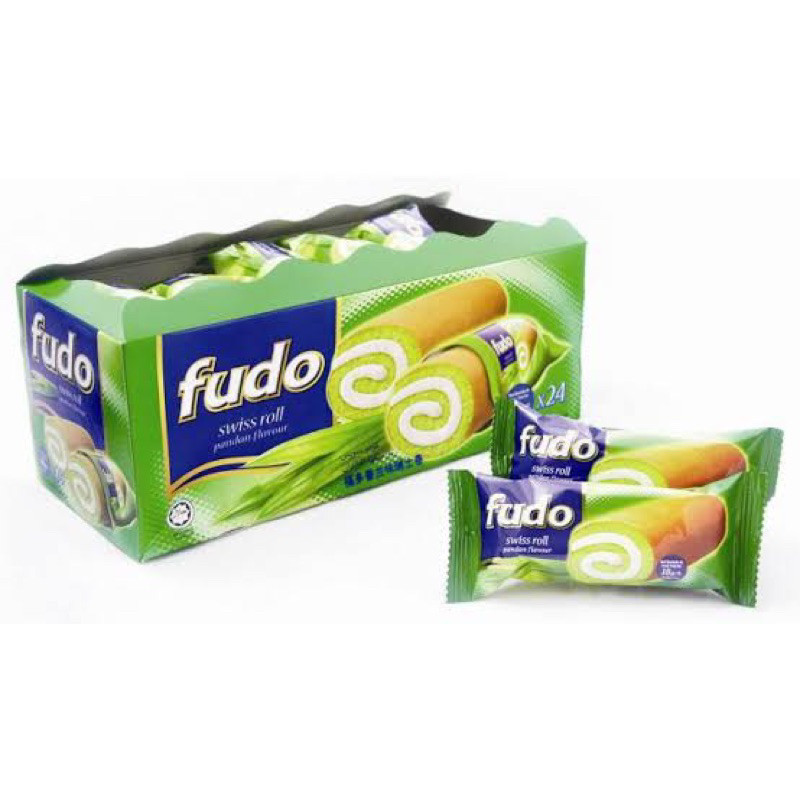 Fudo Layer Cake With Cream Flavour Isi 24 Fudo Swiss Roll With Cream
