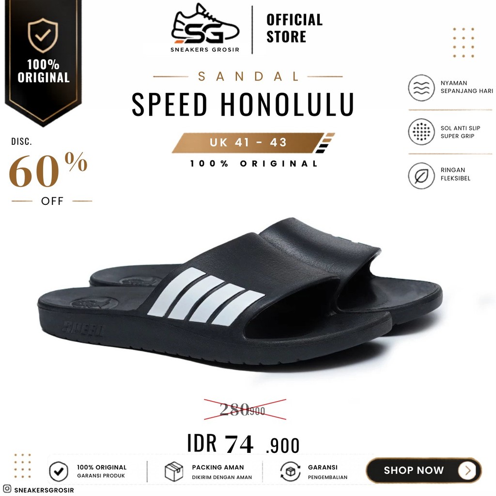 SANDAL SPEED HONOLULU SERIES 100% ORIGINAL || Sandal Selop  SERIES size 41 - 43