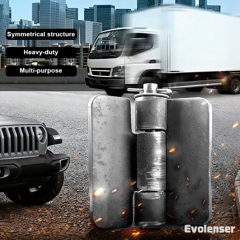 Engsel Las Tugas Berat, Tempat Sampah Otomotif Simetris, Pintu Besi Tebal/Evolenser