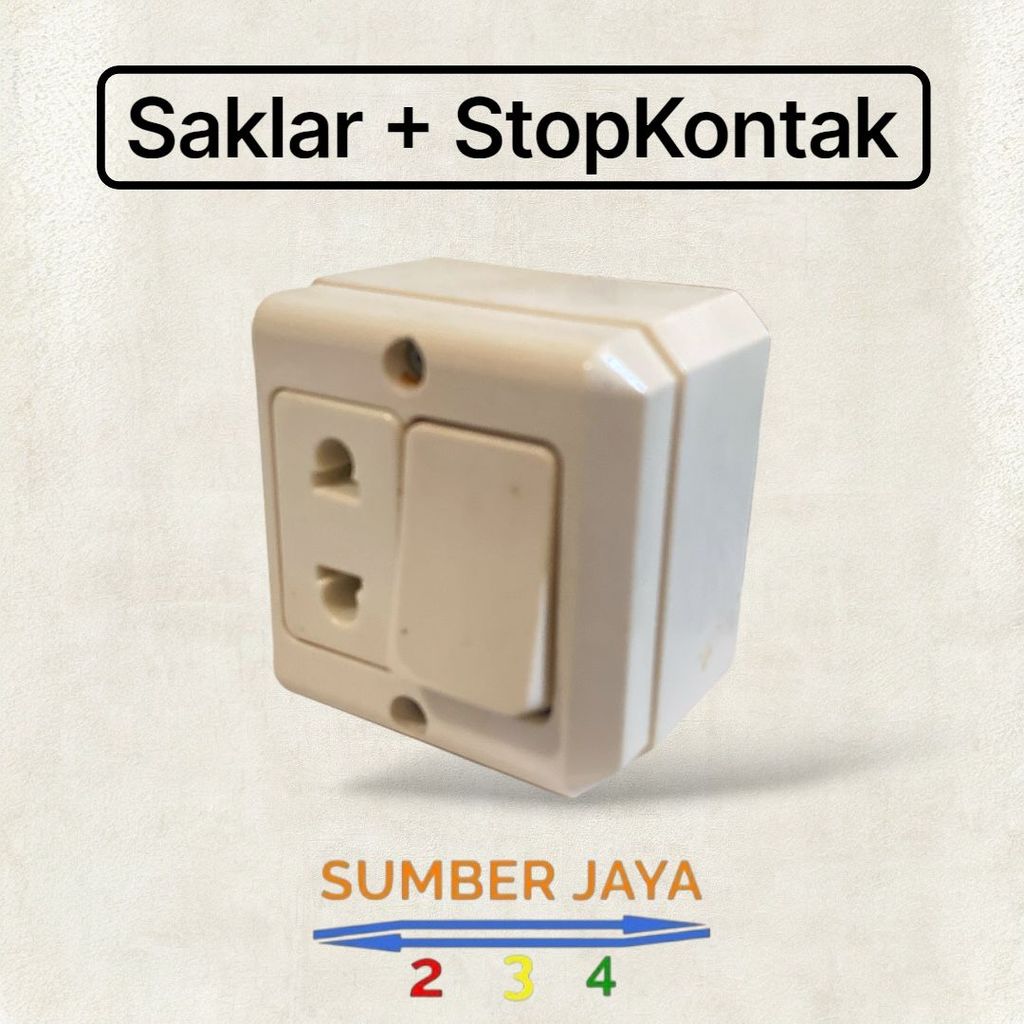 Saklar Engkel Stop Kontak Broco Outbow Tempel Saklar Stop Kontak Tanam