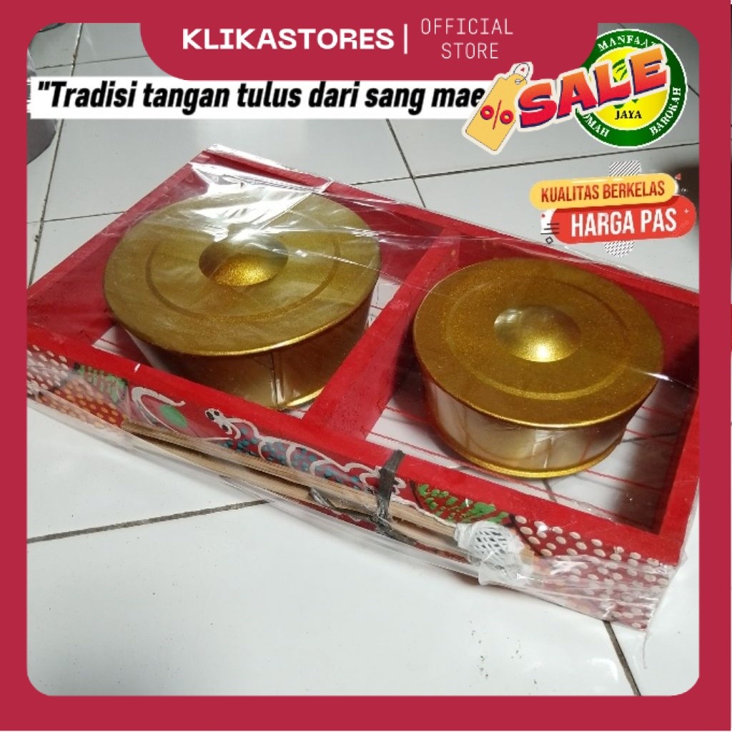 Kenong Gamelan Anak Gamelan Mainan Edukatif Alat Musik Tradisional Isi 2 Mbah Yanto_maestro KN