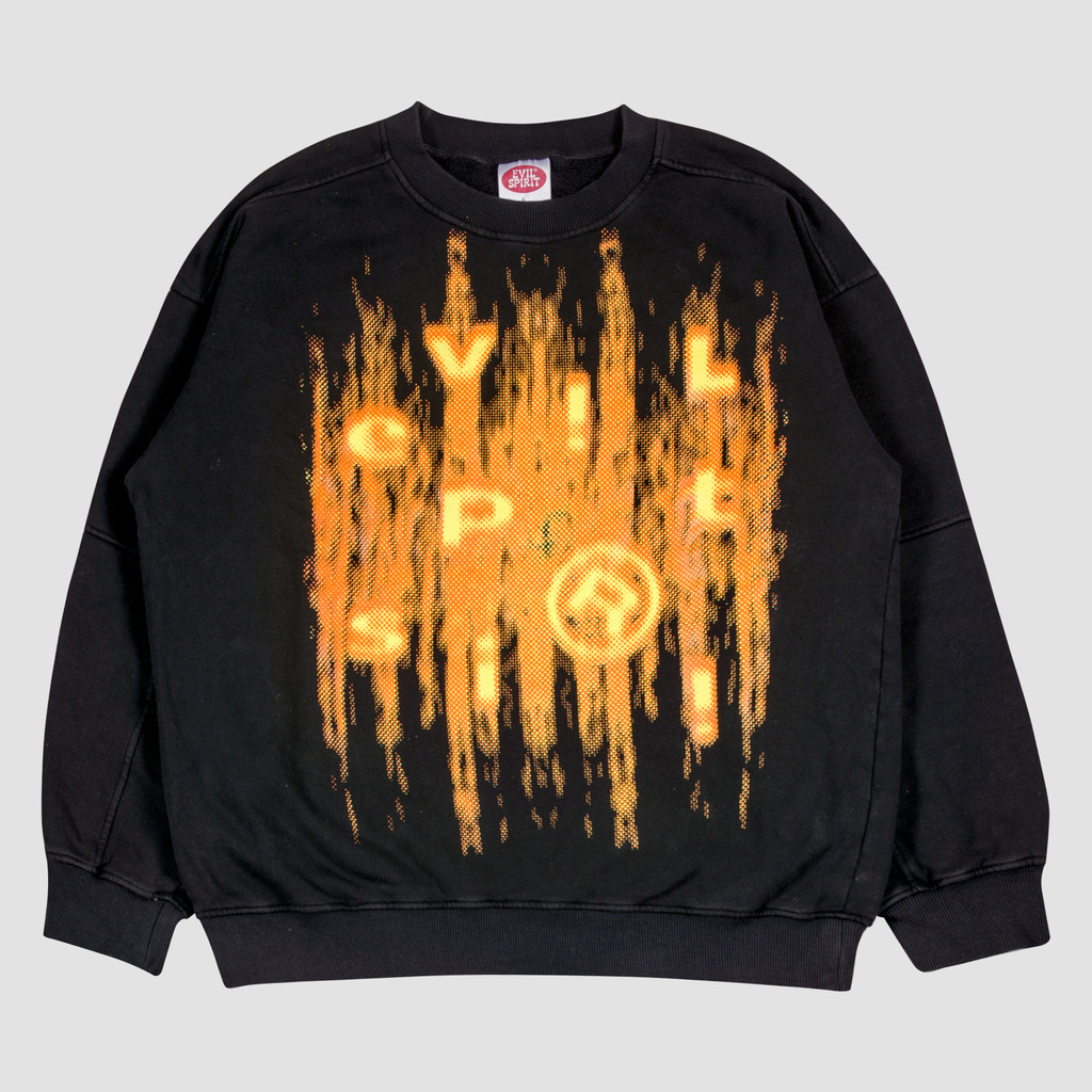 EVILSPIRIT CREWNECK - HEXANA WASH UNISEX