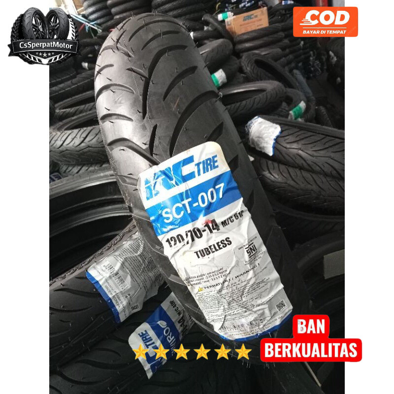 DISKON Ban Belakang Motor Honda PCX 150 IRC 120 70 Ring14 Tubeless