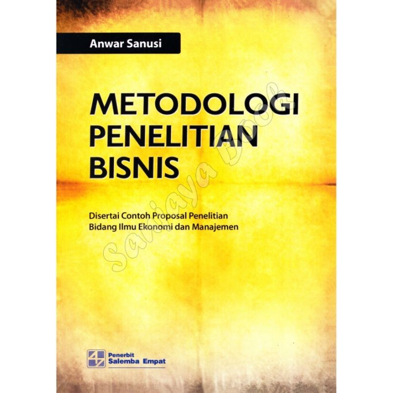 Metodologi Penelitian Bisnis