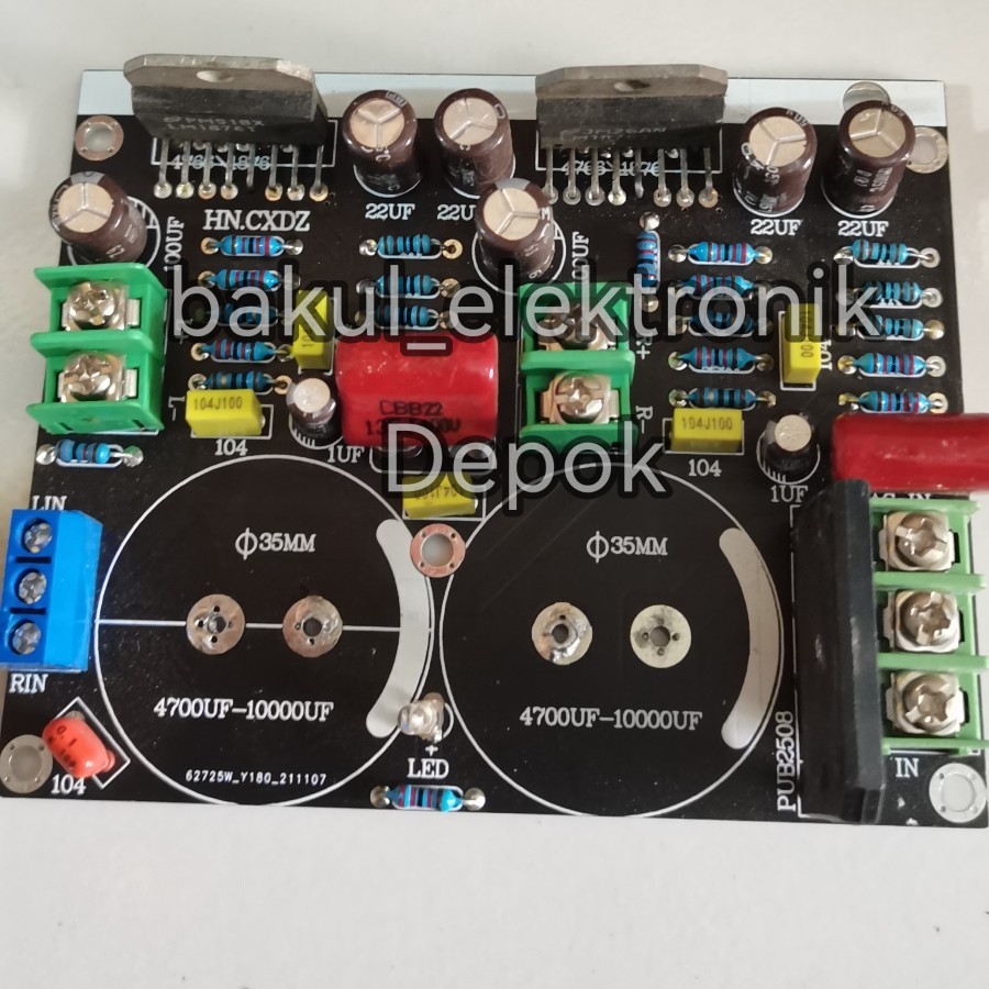 KIT AMPLIFIER LM1876 BTL STEREO