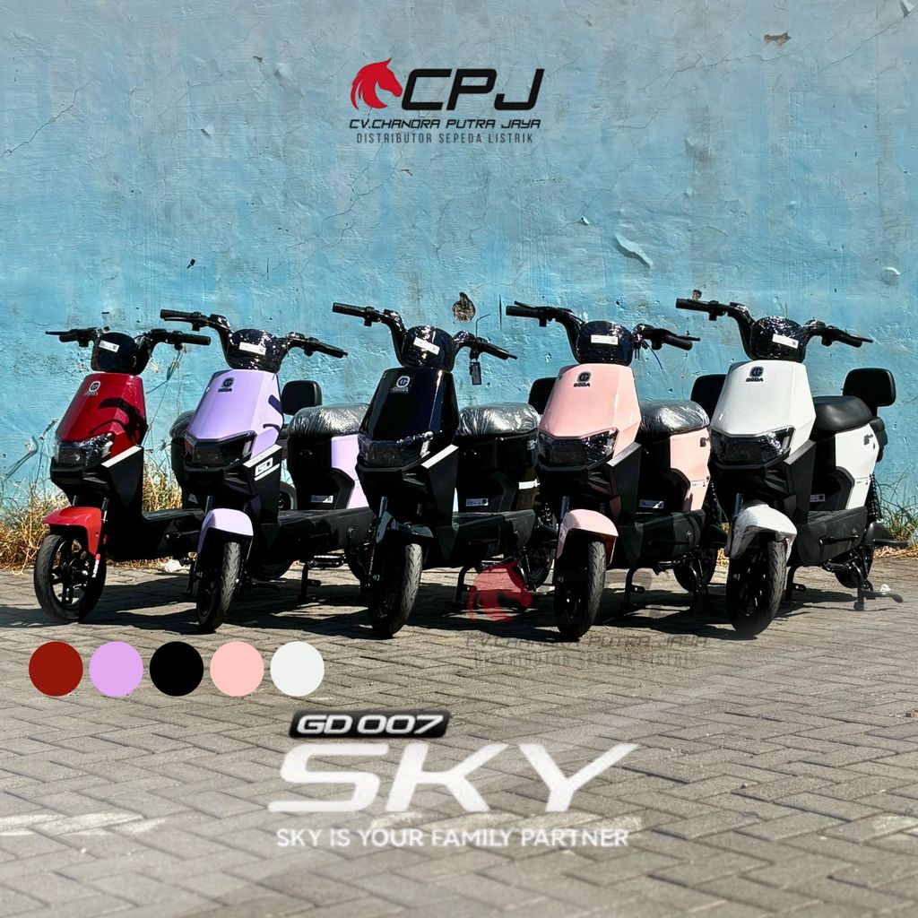 Sepeda listrik goda 007 goda sky gd 007 harga terbaik garansi resmi