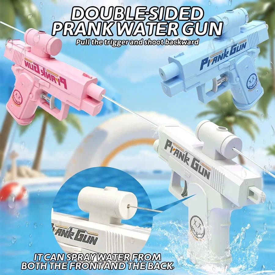 Prank Water gun Toy Handheld Manual Two-Way Water Gun Summer Misievous Water Toy ildren Outdoor Swim