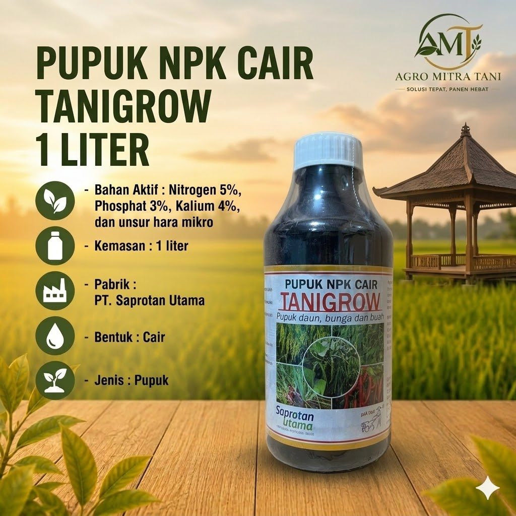 PUPUK NPK CAIR TANIGROW 1 LITER