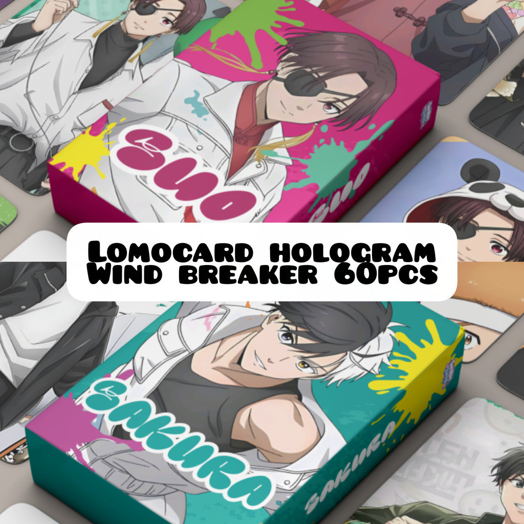 [60Pcs] Hologram Photocard Wind Breaker Isi 60Pcs Album Lomo Card Photo Card Kpop Lomocard Kpopers P