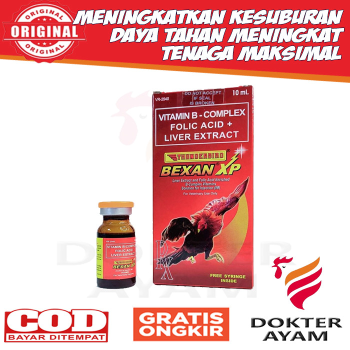 BEXAN XP 10 ML Vitamin Ayam Bangkok Untuk Menambah Stamina