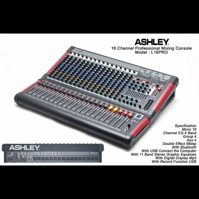mixer ashley L16pro L16 pro L 16pro 16channel