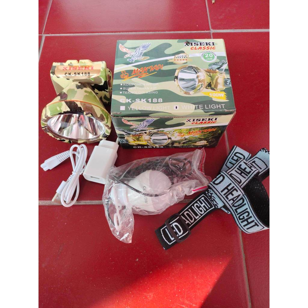 senter kepala kawachi body loreng CK 188 super terang