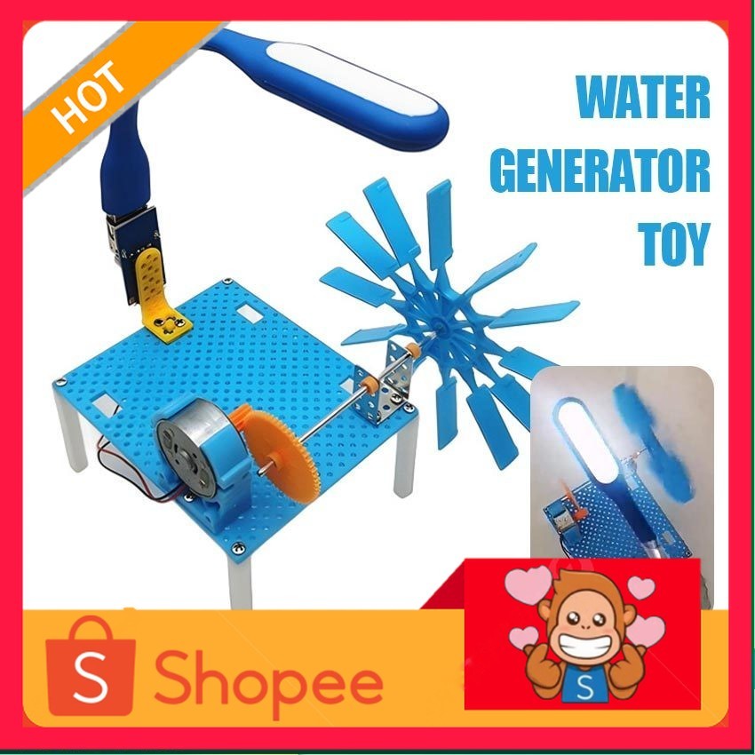 Diy Kit Water Turbin Pembangkit Listrik Tenaga Air / Kincir Air Turbine Turbin Water Water Turbine G