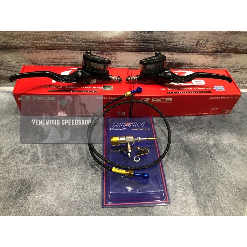 Paket Master Rem + Kopling RCB Oval Hidrolik Set Domino