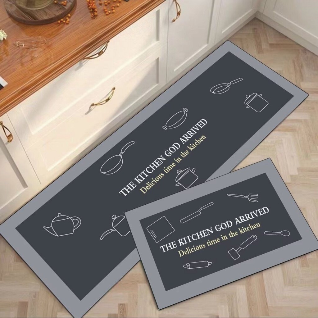 MR MAT Keset Dapur Diatomite Original 2in1 Anti Slip Kitchen Floor Mat Set 40x60cm & 40x120cm