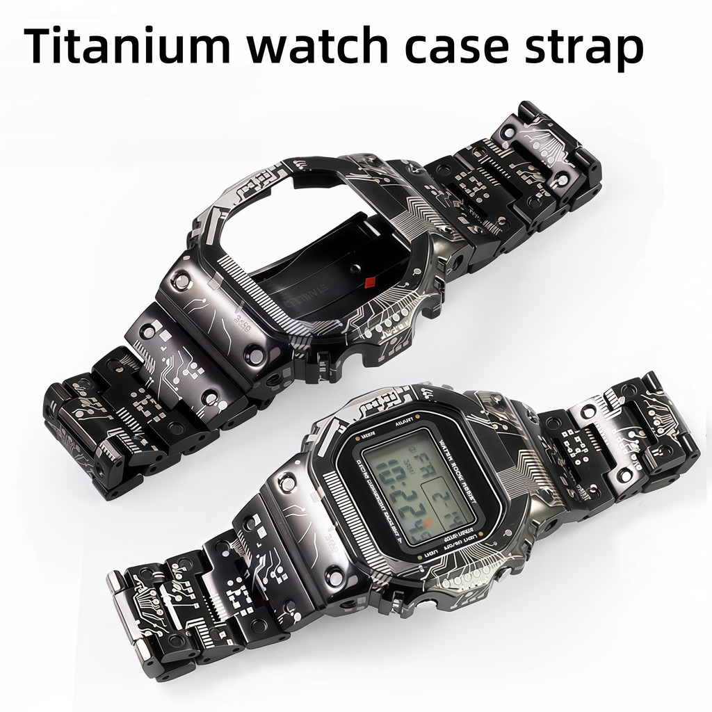 5600 5610 GMWB5000 Mod Kit For Casio DW5600 GMW5610 GMW-B5000 Titanium Case wat band stainless steel
