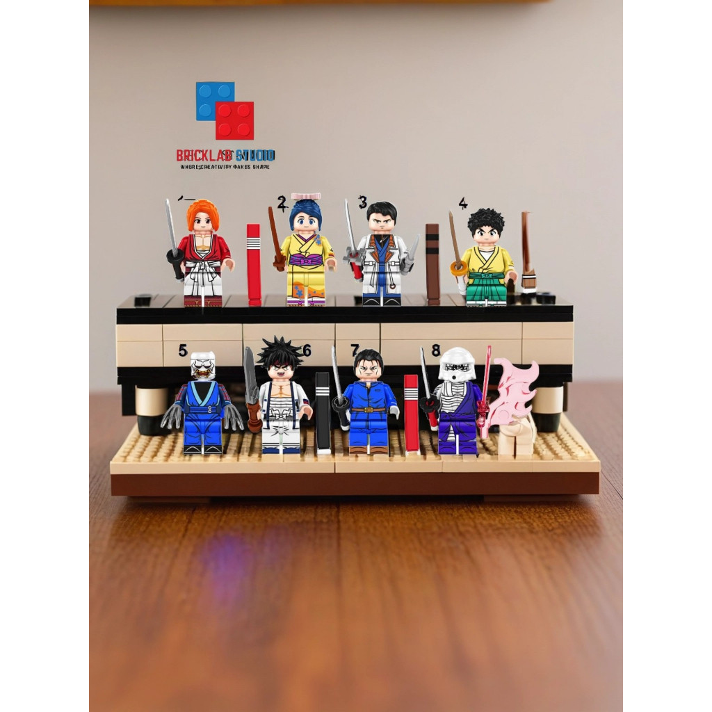 Lego Minifigure Gantungan Kunci Karakter Action Samurai X (TP)