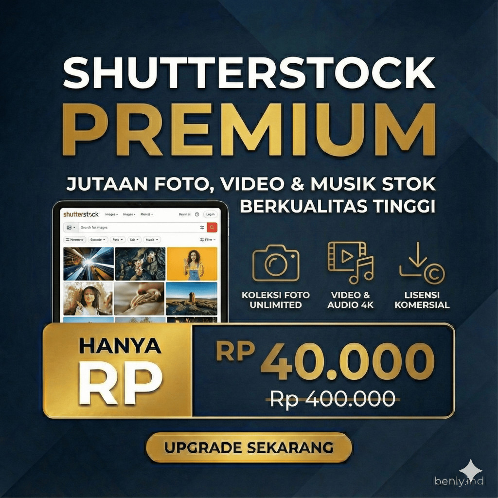 SHUTTERSTOCK PREMIUM | SHUTTERSTOCK 1 BULAN | HISTORY TERSIMPAN WALAU MASA AKTIF HABIS