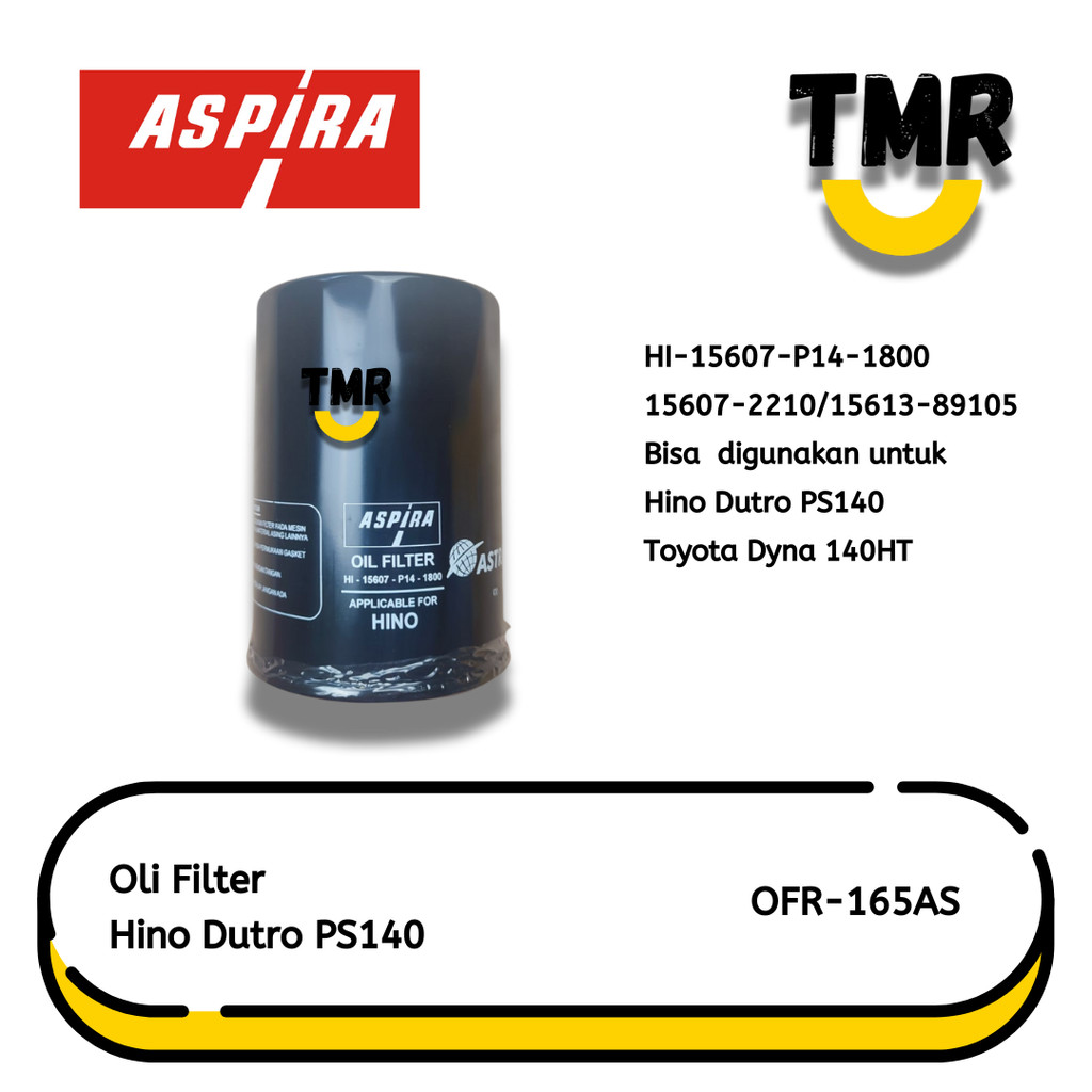 Filter Oli Toyota Dyna Hino Dutro PS140