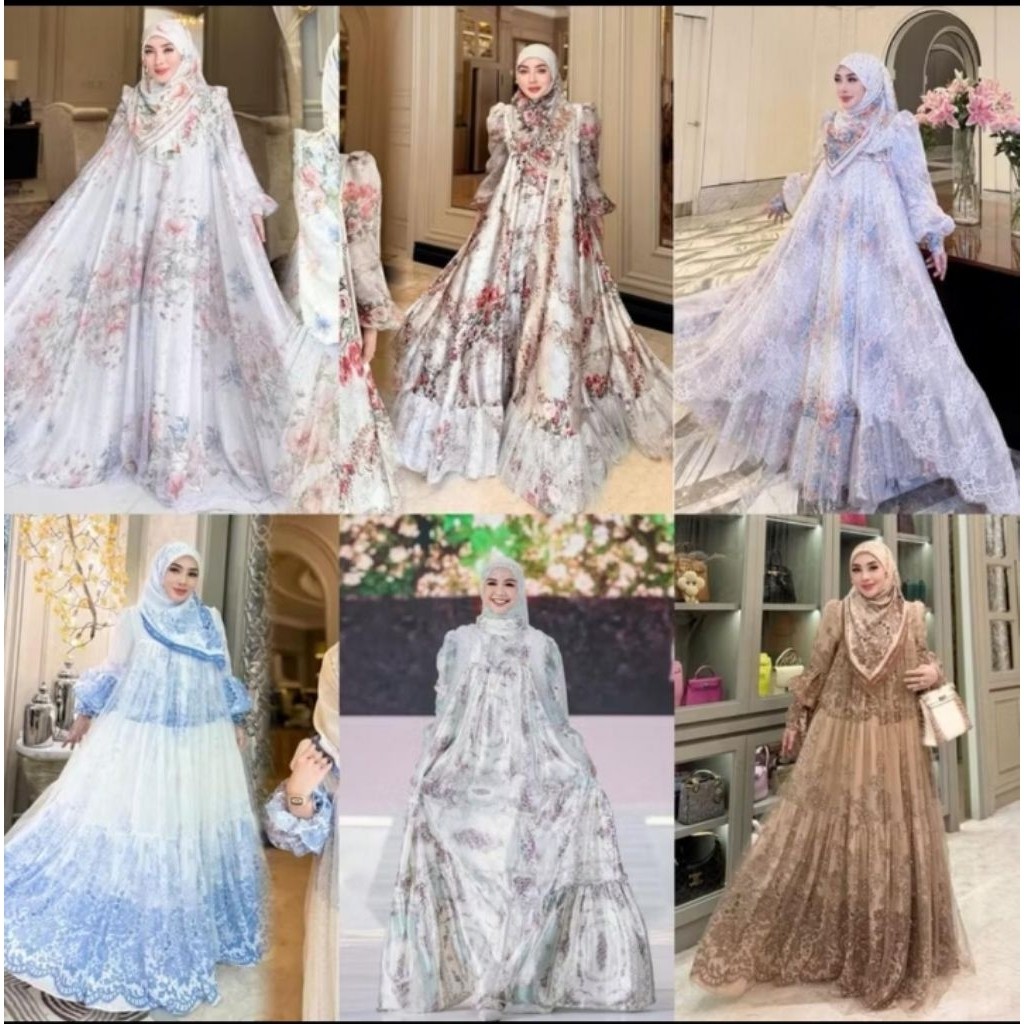 SHELLASAUKIA GAMIS JUMBO  STORE PREMIUM SET HIJAB