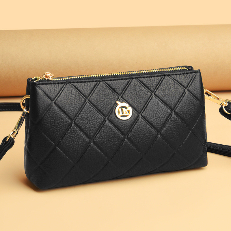 Women's Bag2025New Style Chanel-inspired Quilted Mini Wrist Coin Purse Phone Bag Simple Crossbody Ba