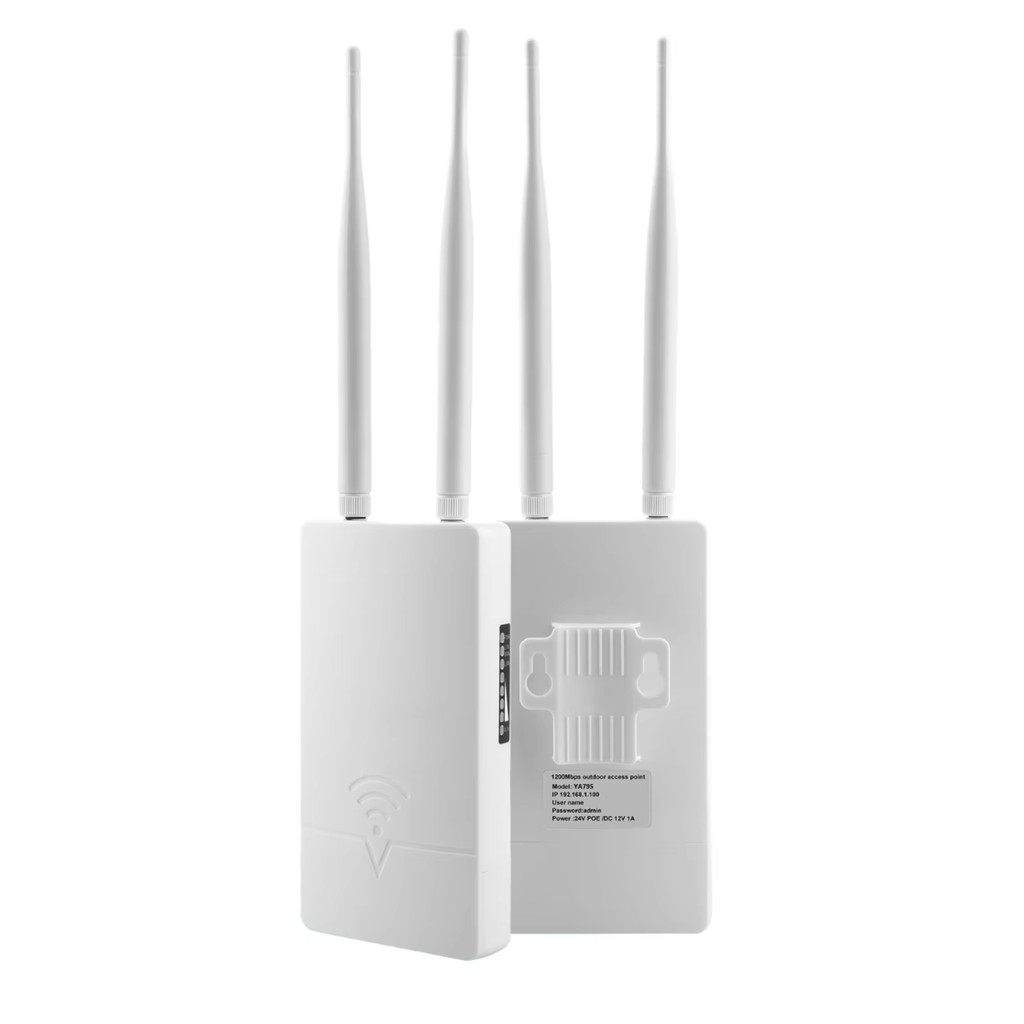 Mosslink Long Rang Router Wifi 200 m Omnirectional Wifi Antenna Dual Band 1200Mbps Outdoor Wireless 