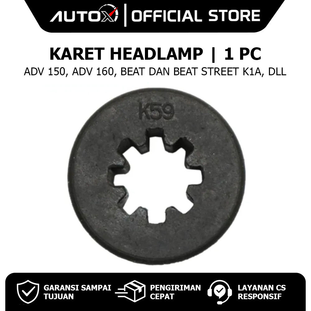 1 PC Karet Headlamp BeAT Street K1A & ADV 150 160 & CB150R StreetFire & CBR 150R & CB150X & CBR 250R
