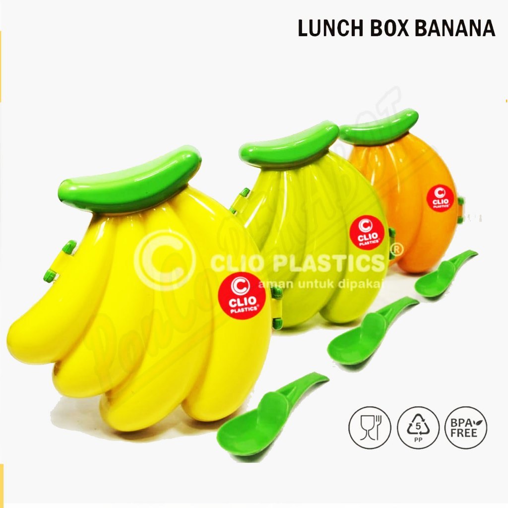 Tempat makan Pisang / Lunch box lucu / Kotak bekal Anak