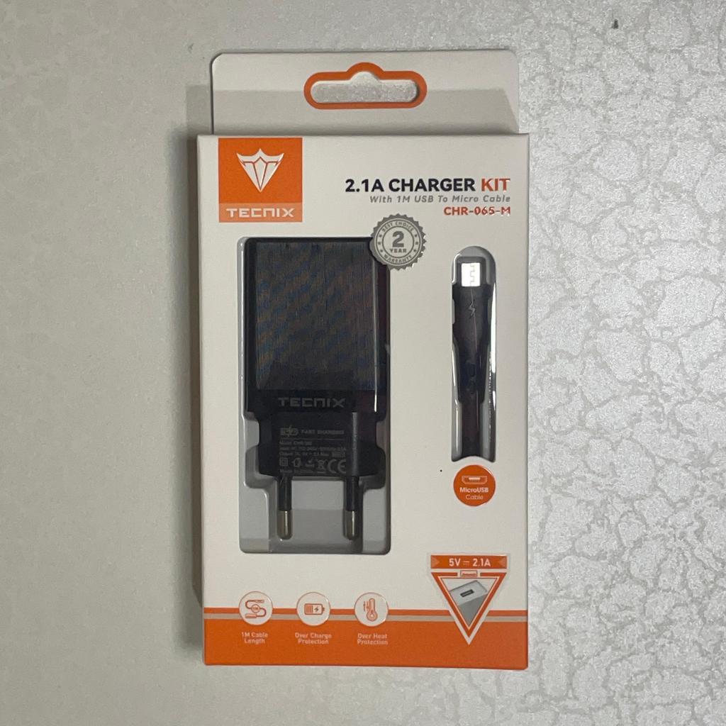 [ORI TECNIX] CHARGER TECNIX CHR-065 2A MICRO/TYPE-C