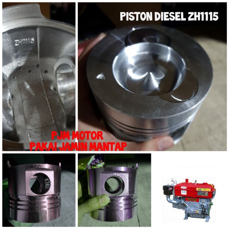Piston Seher Mesin diesel Jiangdong Zh1115 23Pk 24pk Murah promo