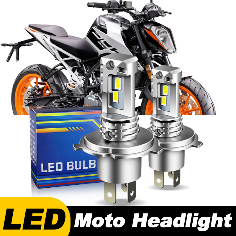 1pc/2Pcs Motorcycle Headlights For KTM Duke 250 125 200 390 650 990 H4 HS1 9003 LED Headlamp Hi/Low 