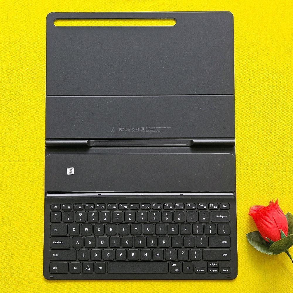 Book Cover Keyboard Slim Samsung Galaxy TAB S7 Fe S7 Plus S7+ Original [Second terawat preloved]