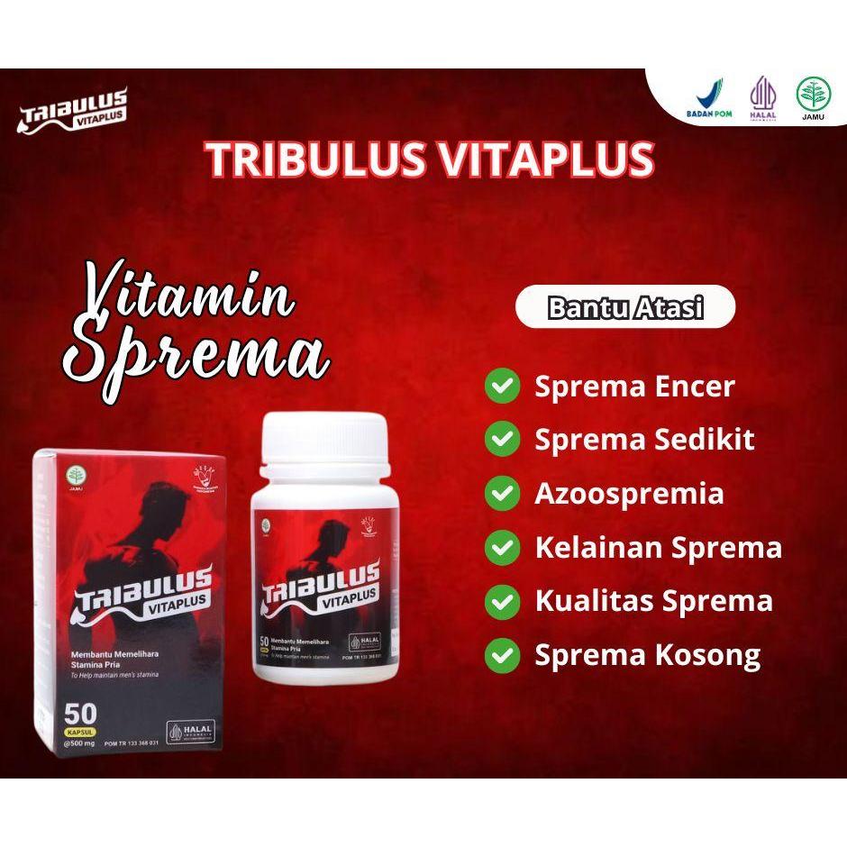 Tribulus Suplemen Herbal Alami BPOM dan HALAL isi 50 Kapsul dengan Proses Terstandarisasi