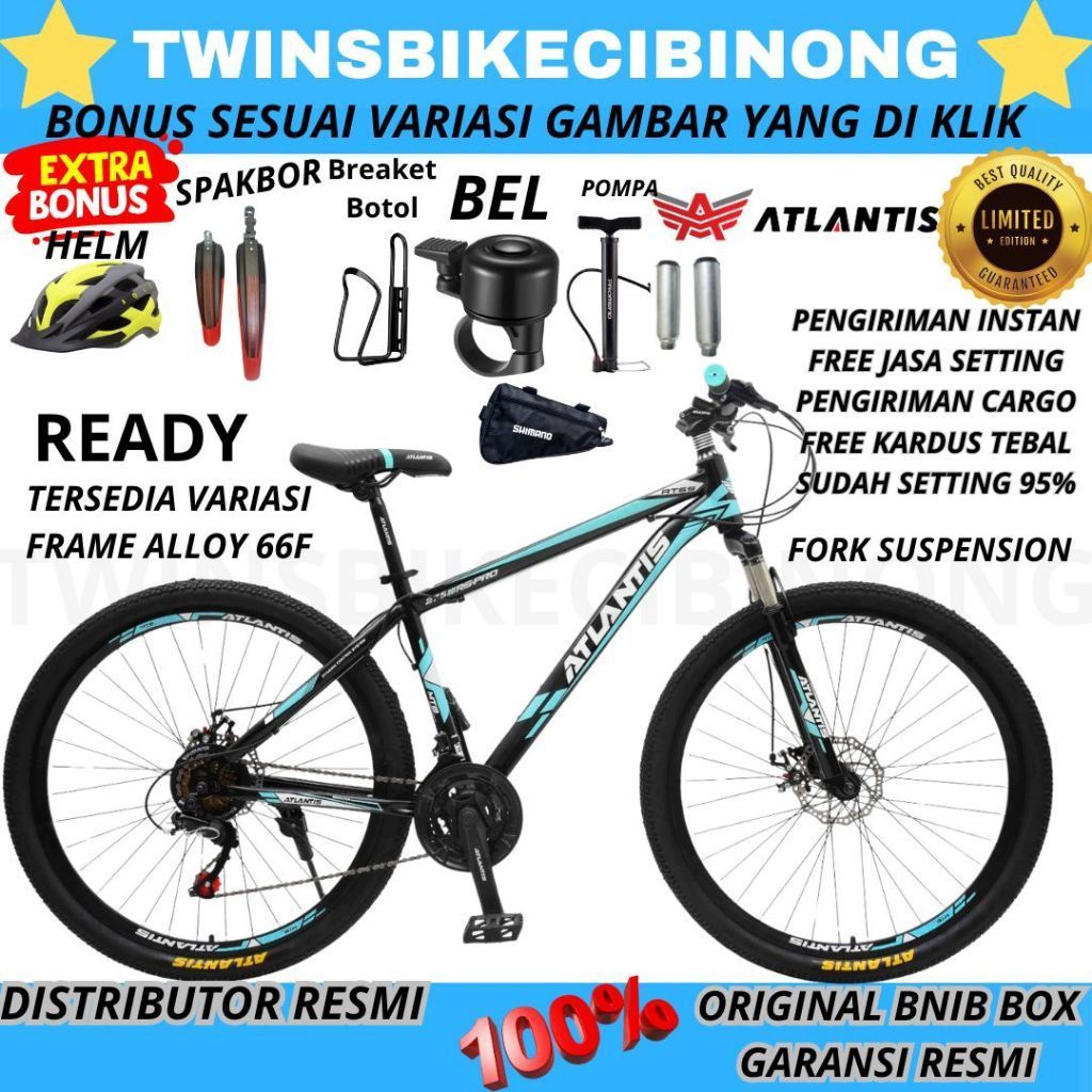 PROMO Sepeda gunung MTB 26/27,5 ATLANTIS Odessy  730 21Speed NEW