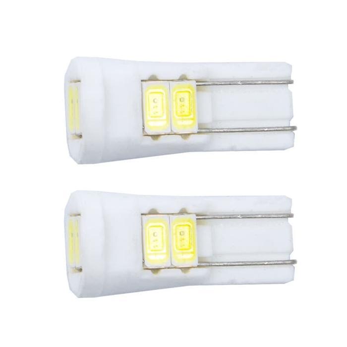LM05 Lampu LED T10 High Quality Ceramic V6 Chip Super Terang 5630 6SMD