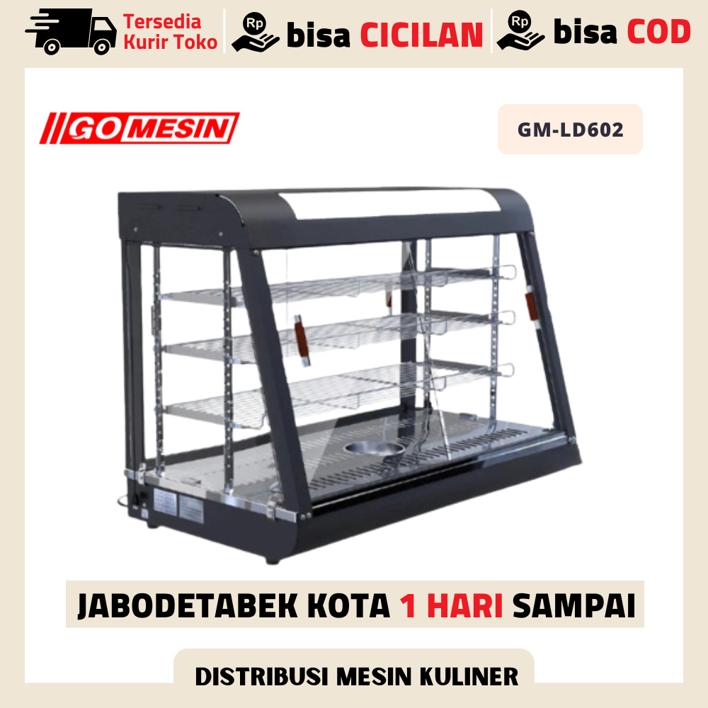 SHOWCASE WARMER GETRA RTR-136L ETALASE FRIED CHICKEN PENGHANGAT MAKANAN ORIGINAL