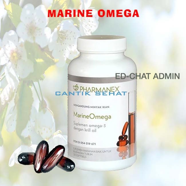 Nu Skin Marine Omega 3 Minyak Ikan Jantung Kolesterol Darah Tinggi & Sendi - Krill Oil 100% Asli Seg