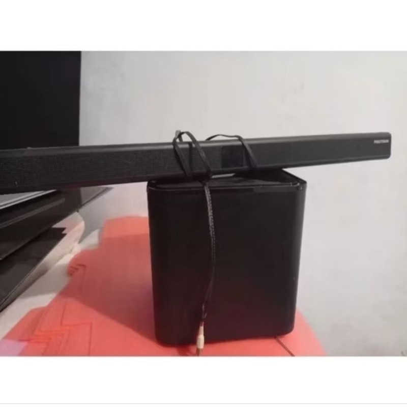 soundbar+subwoofer pasif ex tv polytron 32"-40"