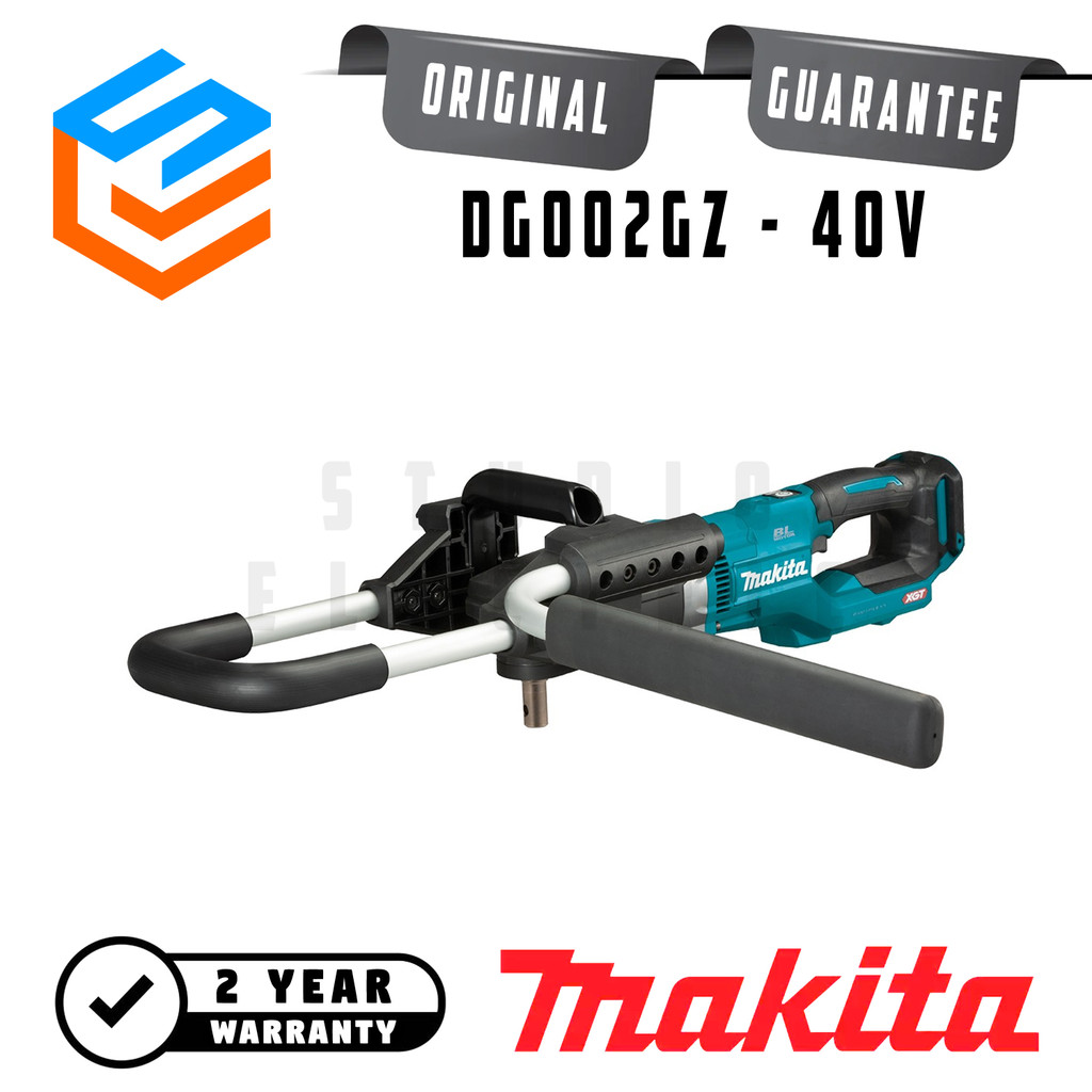 Makita Cordless Baterai Earth Auger Hole Digger Mesin Bor Lubang Tanah 40V + Unit Only - DG002GZ