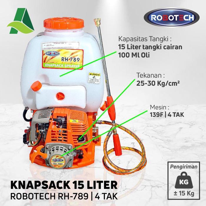 KNAPSACK SPRAYER 15 L ROBOTECH RH789 4 TAK