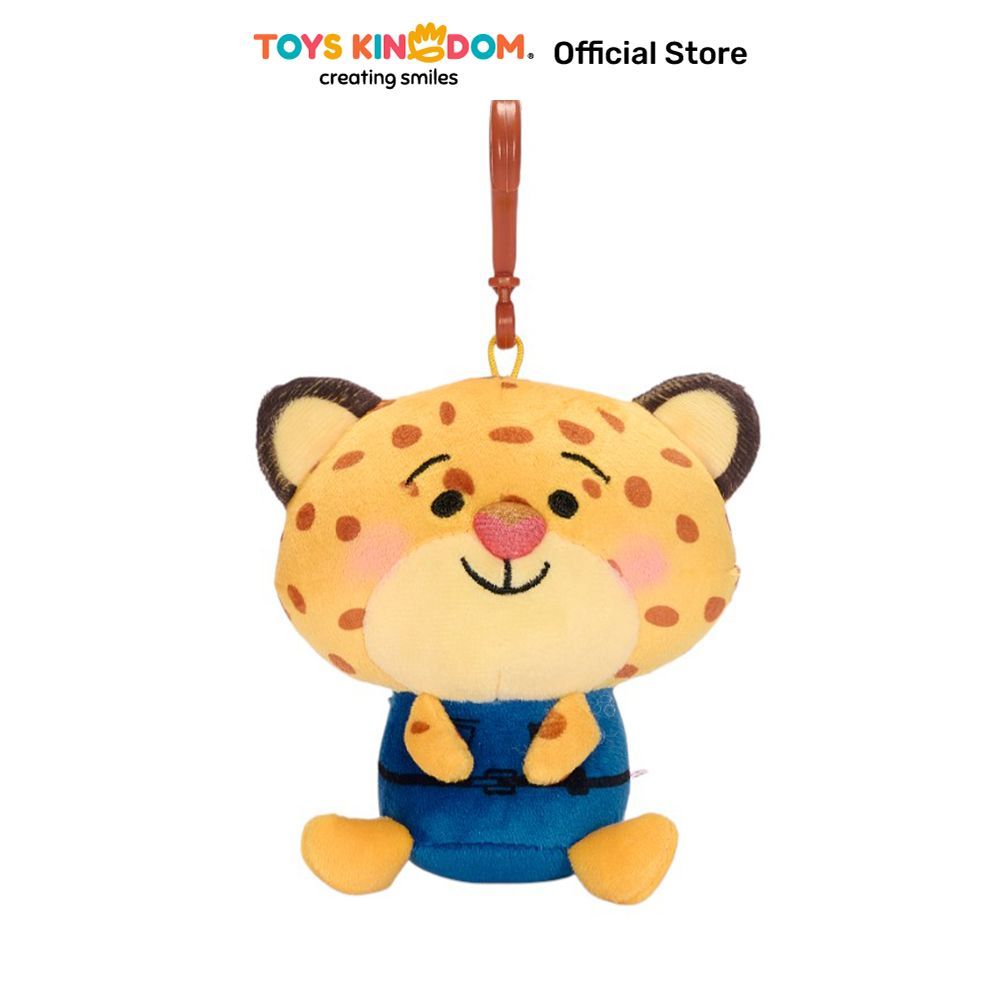 Toys Kingdom Disney Comfy Gantungan Kunci Boneka Zootopia Ben 10 cm - Kuning Doll Key Chain Penanda 