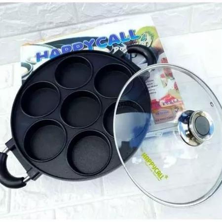Cetakan Martabak Mini 8 Lubang Datar Teflon Anti Lengket / Cetakan Martabak Mini 7 Lubang Datar Cake