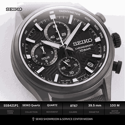 Seiko Showroom Medan - Seiko Chronograph SSB421P1